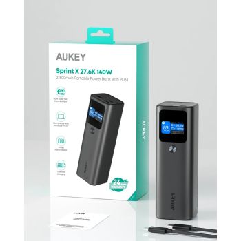 Aukey Sprint X 27.6K 140W 27,600mAh Portable Power Bank with PD3.1 (PB-Y45)