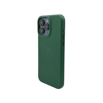 Lovefone Genuine Crafted Leather Case iPhone 15 Pro Max Verde