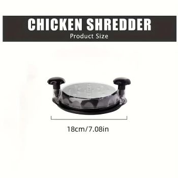 Multi-functional chicken breast shredder; minced meat separator; meat grinder; baby food tool with transparent lid; chicken shredding device