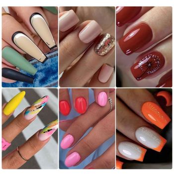 Nail Art Kit Gel Lamp Nail Grinder Nail Polishes Nail Art Tools Nail - Multi - Size Set3