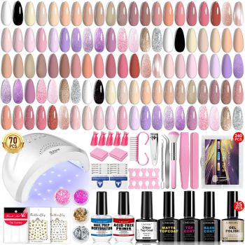 Nail Art Kit Gel Lamp Nail Grinder Nail Polishes Nail Art Tools Nail - Multi - Size 36-1