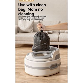 children's toilet, multifunctional potty, kids bathroom accessory, toilet training aid, Zibang children's toilet, toddler potty, Australian potty training - Gray - Size Soft cushion