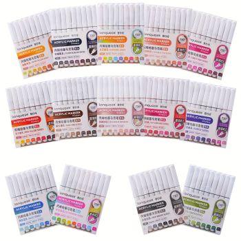 Acrylic Painter Markers 126 Colors Art Supplies Craft Markers Painting Markers - Multi-color - Size 126 Colors