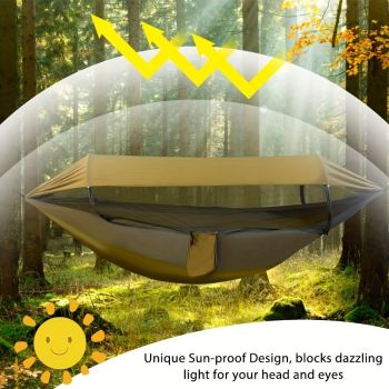 Double Person Camping Hammock with Mosquito Net