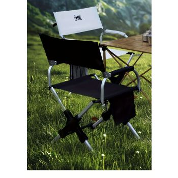 folding camping chair, portable outdoor seat, camping furniture, lightweight folding chair, carry bag included, Australian outdoor gear-Beige