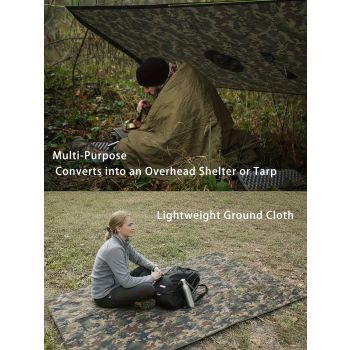 Camouflage 迷彩 Camouflage rain poncho, waterproof poncho Australia, outdoor rain gear, camping poncho, hiking poncho, bushwalking poncho, hunting poncho, emergency poncho