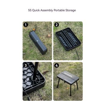 BLACKDOG Camping Table – Portable & Durable Outdoor Table for Camping