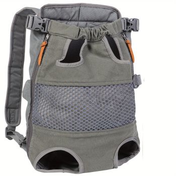 Gray Black outdoor pet backpack, dog backpack, pet carrier, outdoor dog gear, pet travel, dog transportation, Australia pet carrier, small dog backpack, medium dog carrier, breathable pet backpack