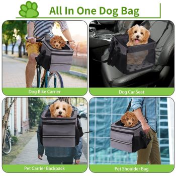 bicycle dog carrier, front mounted dog carrier, dog bike transport, pet cycling accessory, dog bike basket, Australian dog bike carrier, small dog carrier for bicycle