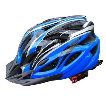 Mountain Bike Helmet Ultra-Breathable Cycling Helmet Integrated Helmet - Carbon - grain Black - Size L59-61CM