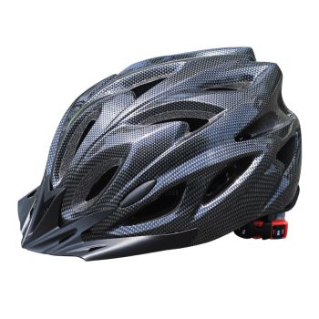 Mountain Bike Helmet Ultra-Breathable Cycling Helmet Integrated Helmet - Orange and white - Size L59-61CM