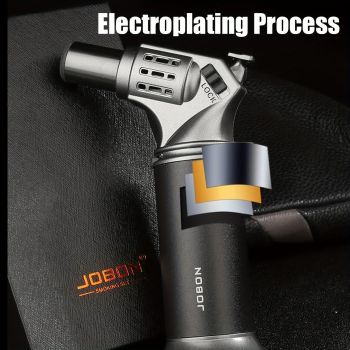 Jet Flame Torch Lighter, Wind-resistant Lighter, Refillable Butane Lighter, Electrician Soldering Tool, DIY Heat Tool, Campfire Lighter, 2‑Pack Lighter