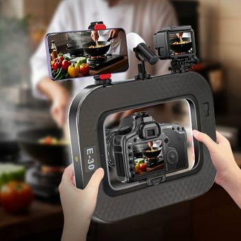 Smart Dual-Mode Fill Light｜One-Touch Color Temperature Switching + Stepless Dimming, Portable Ring Light with Soft Glow for Multi-Scenario Live Shooting