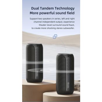 wireless bluetooth speaker, portable speaker, outdoor speaker, waterproof speaker, RGB light speaker, bass heavy speaker, camping speaker, beach speaker, Australia outdoor audio - Green - Size IPX7