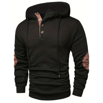 Men'S Casual Hoodie Color Block Sweatshirt Pullover Hoodie Australian - navy blue - Size L(AU L/EU50)