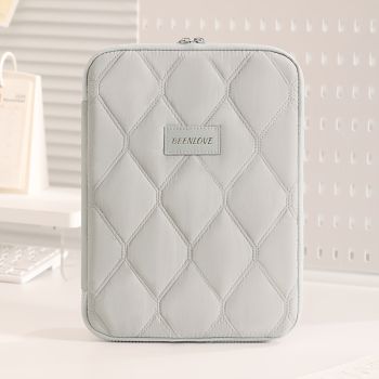 (blue)**BEENLOVE Tablet Storage Bag: 180° Full-Open Independent Compartment, Shockproof & Portable, Multifunctional Design**