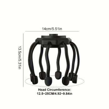 8-Claw Full-Coverage Smart Massager: Human-like Kneading, Immersive Head Relaxation