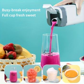 Portable Blender Compact Blender Multifunctional Blender Juice Blender Baby - White - Size 001