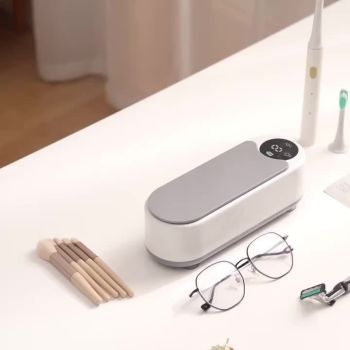 Eyewear Cleaner Jewelry Cleaner Watch Cleaner Sonic Vibration Cleaner USB - White - Size Eyewear Cleaner Jewelry Cleaner Watch Cleaner Sonic Vibration Cleaner USB