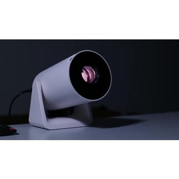 HY300 Pro HD Smart Projector Mini Projector Portable Projector 4K Projector - White - Size 01