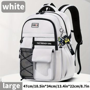 Teenager Backpack Safe Materials Backpack Multiple Compartments Backpack Ample - Blue - Size 44-32CM