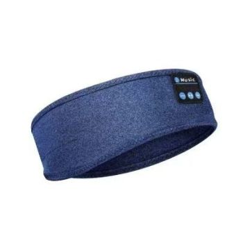 Wireless Sleep Headphones Headband Headphones Music Eye Mask Side Sleeper - Gray - Size 001