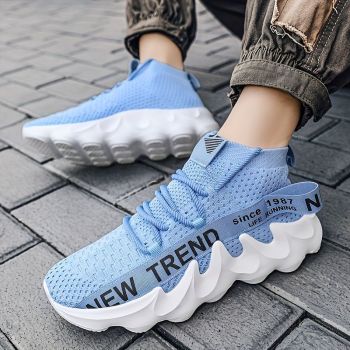Men'S Casual Sneakers Trendy Shoes Men'S Footwear Comfortable Sneakers Stylish - Green - Size 42