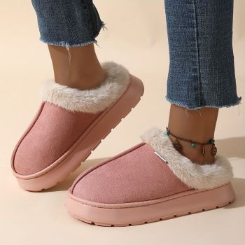 Women'S Furry Slippers Cosy House Shoes Australian Women’S Lounge Slippers Warm - Coffee - Size 40