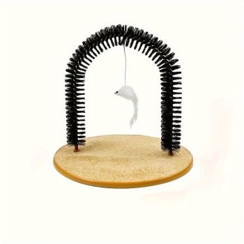 Cat grooming and scratching toys that cats can't resist - Cat Arch Self-Groomer: pamper your cat with massages and grooming brushes!