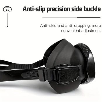 Professional adult small face free diving mask snorkeling mask box set, high-definition tempered glass electroplated lens, no / with camera bracket base snorkeling mask, small face fishing hunting snorkeling seaside play mask equipment