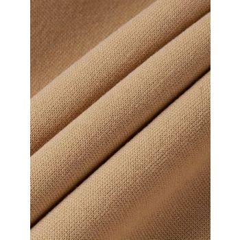 Unisex Hoodie Zip-Up Hoodie Autumn Winter Jacket Fleece Jacket Outdoor Training - Khaki - Size S(AU S/EU46)