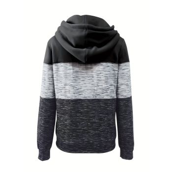 3d Print Hoodie Autumn Hoodie Casual Zip Hoodie Loose Sweatshirt Streetwear - Black - Size L(AU L/EU50)