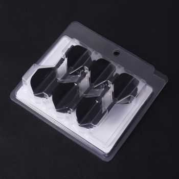 WEDARTER flying dart tail fin cross-border hot sale 2BA threaded integrated modified PP tough plastic anti-drop durable 