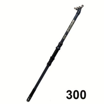 Ultra-hard carbon fiber fishing rod 3m, with anti-slip handle and metal ground inserts - suitable for sea rock fishing, surfing casting and long-range casting