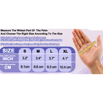 2-Pair Arthritis Compression Gloves- for Hand Arthritis, Carpal Tunnel Pain, Rheumatoid Arthritis, RSI, Fingerless, Anti-Slip, Breathable Gloves for Men & Women, Typing, Daily Use - Gray - Size L