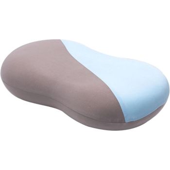 Soft and Comfortable Cat Belly Pillow Home Memory Foam Pillow Cervical Deep Sleep Memory Pillow High Pillow - Sky Blue - Size 55 * 35 * 11cm