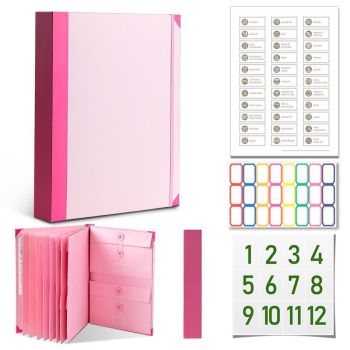 in Case I Die Binder with Labels, End of Life Planner Organizer Binder, Life Document Organizer Kit for Important Papers, for When I Die Planning, Estate Folio Organizer for Families - Blue - Size 1Pack