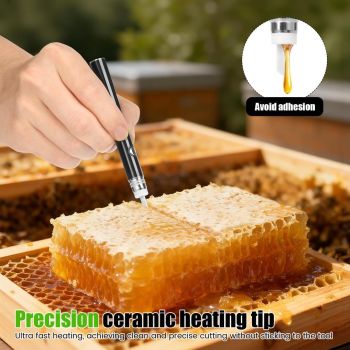 Electric Hot Knife Heat Tool – Portable Ceramic Heated Tip Pen with 2 Extra Blades, Cordless Rechargeable Cutting Tool Kit for Soap, Candle, Honey, and Plastic