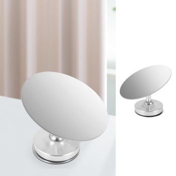 Espresso Shot Mirror for Bottomless Portafilter - Shatterproof Stainless Steel Coffee Extraction Mirror with 360° Rotating Double Magnetic Base for Espresso Machine - Silver - Size 65mm