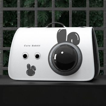 pet products Printed Space Capsule Cat Bag, Large Capacity Crossbody Dog Bag, Universal Pet Bag for All Seasons