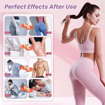 Smart Thigh Trainer with LED Display – 12-80lb Adjustable Resistance, 360° Rotation Kegel Exercise Equipment for Women (Purple) | Other Colors Available in Store