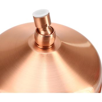 8-Inch Rainfall Shower Head, High-Pressure Antique Copper Showerhead with 360° Adjustable Ball Joint for Bathroom, Hotel, Gym (Antique Red)