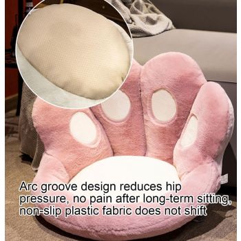 Cat Paw Cushion Chair Cushion Plush Cushion Home Decor Gift For Her Versatile - Gray - Size 45*40*35cm