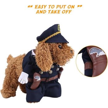 pet products Pet Cosplay Outfit, Funny Dog Cat Party Costume Puppy Uniform Pet Cosplay Clothes for Halloween Christmas Theme Party