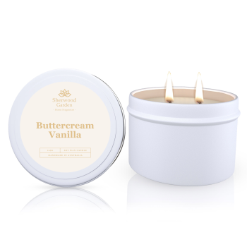 Buttercream Vanilla Soy Candle Tin 165g