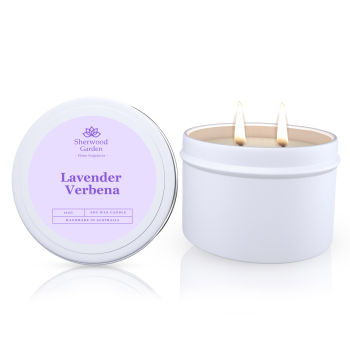 Lavender Verbena Soy Candle Tin 165g