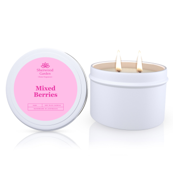 Mixed Berries Soy Candle Tin 165g