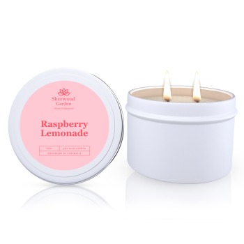 Raspberry Lemonade Soy Candle Tin 165g