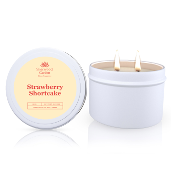 Strawberry Shortcake Soy Candle Tin 165g