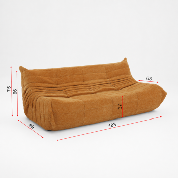 Tango 3 Seater Lounge Chair